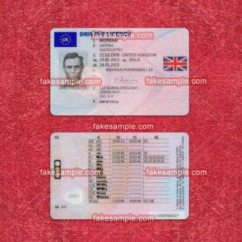 Cyprus Driver Licence Fake Template