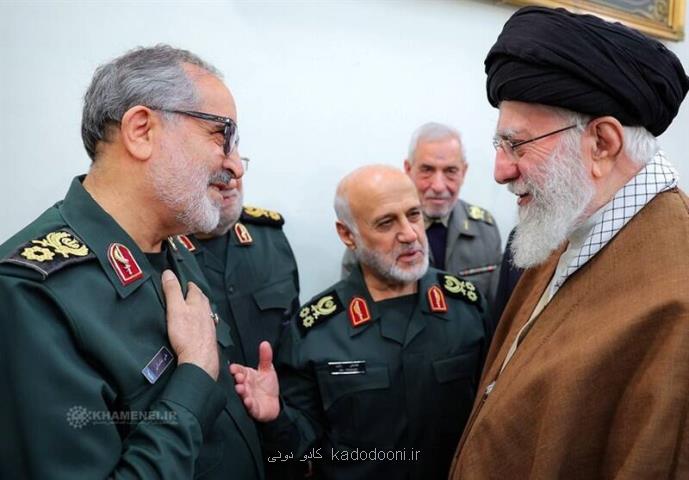 گفت و گوی شهید شادمانی با رهبری انقلاب پس از آخرین اعطای درجه