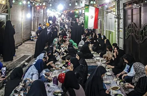 عکس، مراسم کوچه افطاری در تهران
