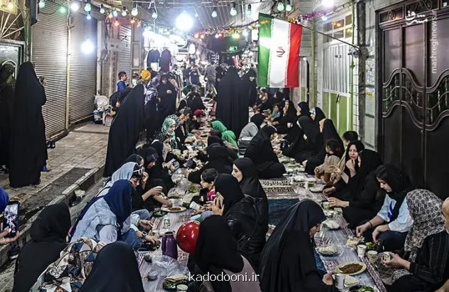 عکس، مراسم کوچه افطاری در تهران