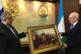 رئیس سازمان فرهنگ و ارتباطات با رئیس جمهور باشقیرستان دیدار نمود
