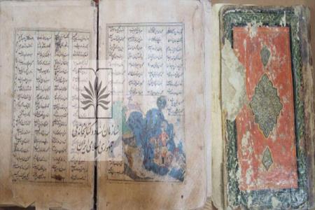 نسخه خطی نفیسی از كتاب خمسه نظامی به كتابخانه ملی اضافه گردید